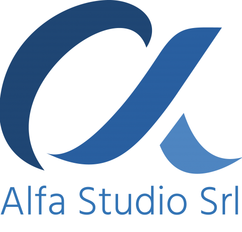Alfa Studio Logo con Testo